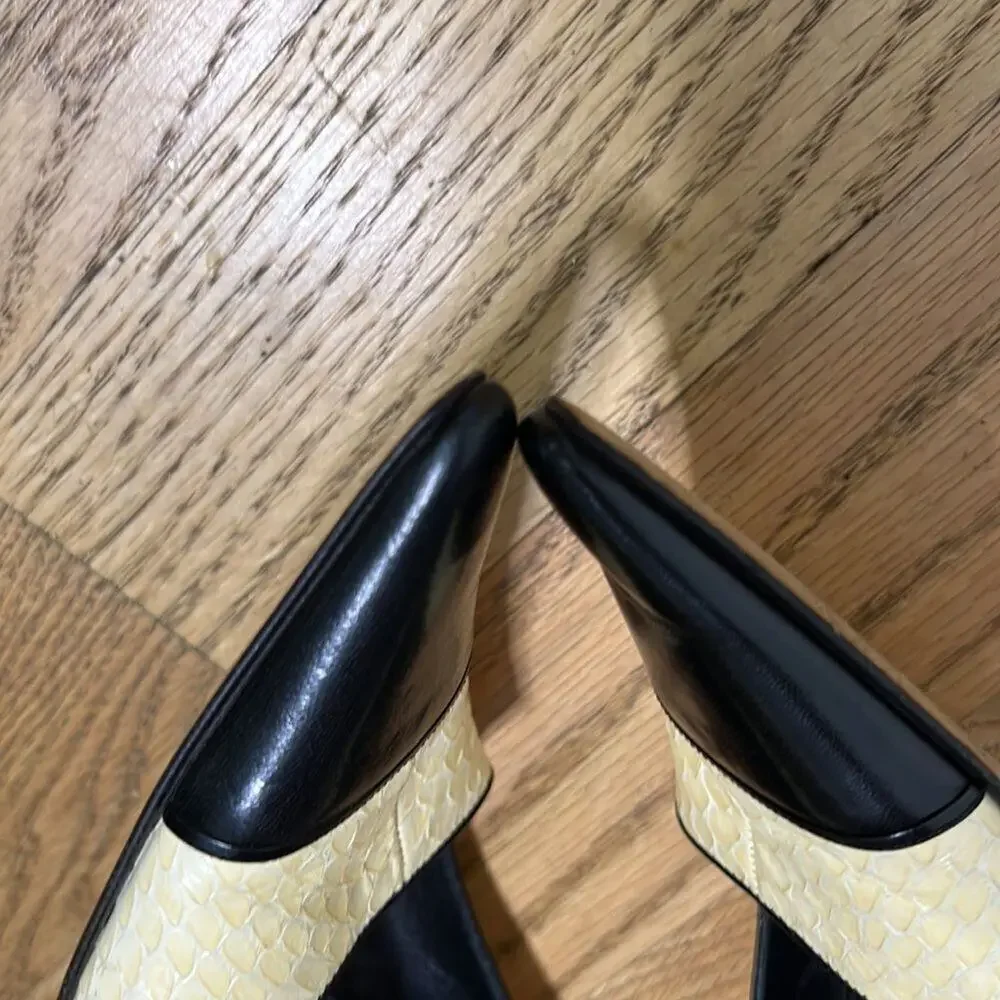 CHANEL VINTAGE SNAKESKIN PUMPS SIZE 8 - Picture 8 of 8